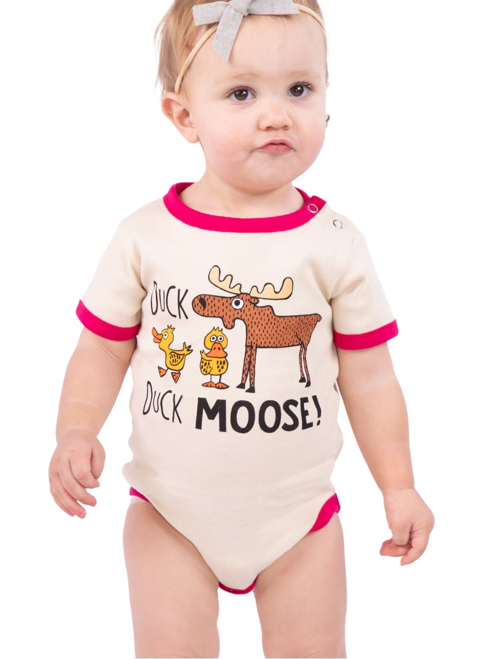 Lazy One One-Piece  "Duck Duck Moose!" onesie NEW!
